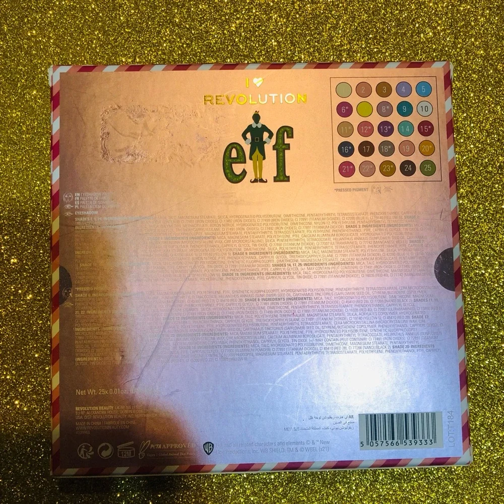 BNIB- Sealed! I โค๏ธ Revolution X ELF Iโm a cotton headed ninny muggins Eyeshadow - Picture 2 of 4